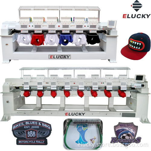 Multi Head Cap Flat Embroidery Machine for Embroidery Industry